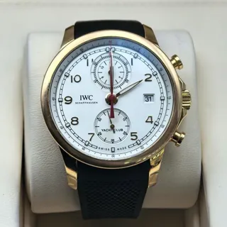 IWC Portugieser IW390501 43.5mm Red gold Silver