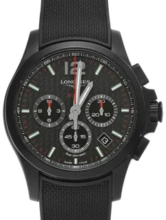 Longines Conquest L3.717.2 42mm Stainless steel Black