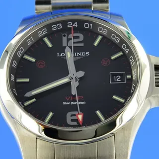 Longines Conquest L3.718.4 41mm Stainless steel Black