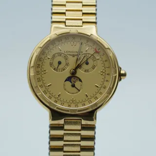 Longines Conquest 36mm Yellow gold and Stainless steel