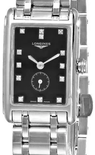 Longines DolceVita L5.255.4.57.6 / L52554576 21mm Stainless steel Black