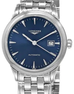 Longines Flagship L4.374.4.92.6 30mm Stainless steel Blue