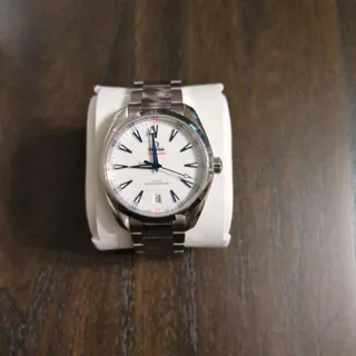 Omega Aqua Terra 522.10.41.21.04.001 41mm Stainless steel White