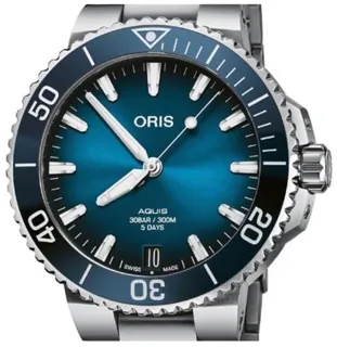 Oris Aquis 01 400 7769 4135-07 8 22 09PEB 41.5mm Stainless steel Blue