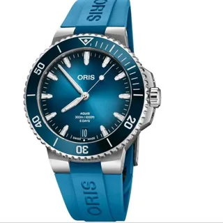 Oris Aquis 01 400 7790 4135-07 4 23 45EB 43.5mm Stainless steel Blue