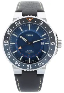 Oris Artelier Complication 01 798 7754 4185 44mm Stainless steel Blue