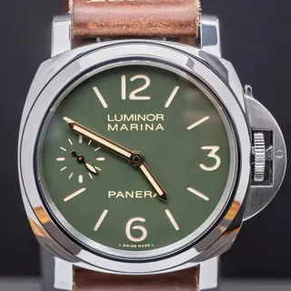 Panerai Luminor Marina 8 Days PAM 911 Stainless steel Green