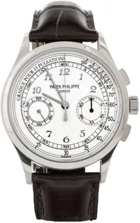 Patek Philippe Chronograph 5170G-001 39mm White gold Silver