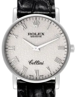 Rolex Cellini Classic White Gold Ivory Anniversary Dial 5115/9 White gold White