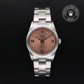 Rolex Air King 14000 Stainless steel Pink