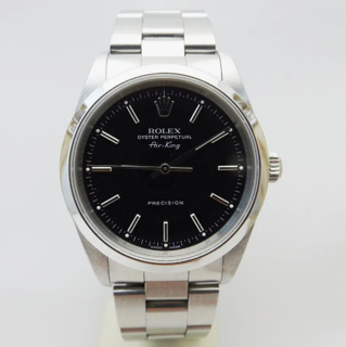 Rolex Air King 14000M Stainless steel Black