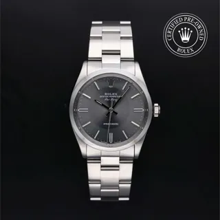 Rolex Air King 5500/0 Stainless steel Gray