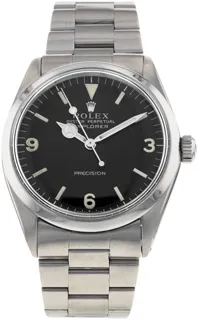 Rolex Air King 5500 Stainless steel Black