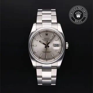 Rolex Datejust 116200 Stainless steel Silver