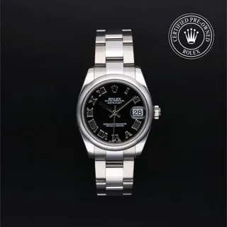 Rolex Datejust 31 178240 Stainless steel Black