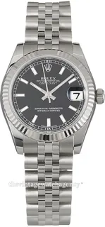 Rolex Datejust 31 178274-0004 White gold and Stainless steel Black