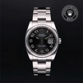 Rolex Datejust 36 116200 Stainless steel Black