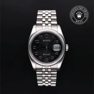 Rolex Datejust 36 116200 Stainless steel Black