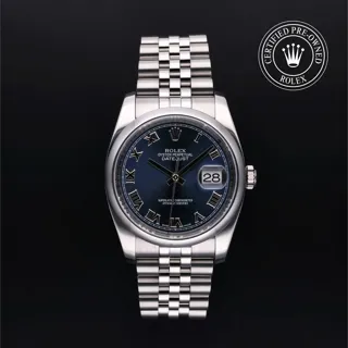 Rolex Datejust 36 116200 Stainless steel Blue