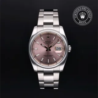 Rolex Datejust 36 116200 Stainless steel Pink