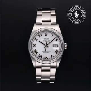 Rolex Datejust 36 16200 Stainless steel White