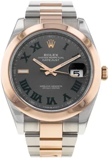 Rolex Datejust 41 126301 Rose gold and Stainless steel Gray