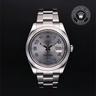 Rolex Datejust II 116300 Stainless steel Rhodium