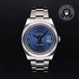 Rolex Datejust II 116300 Stainless steel Blue