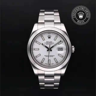 Rolex Datejust II 116300 Stainless steel White