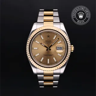 Rolex Datejust II 116333 Stainless steel Champagne