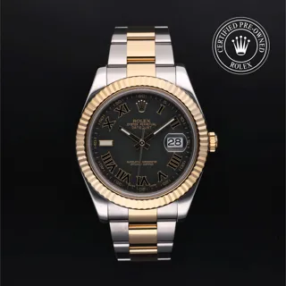 Rolex Datejust II 116333 Stainless steel Black