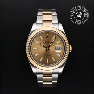 Rolex Datejust II 116333 Stainless steel Champagne