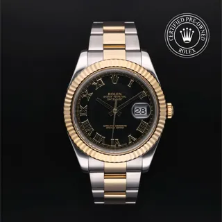 Rolex Datejust II 116333 Stainless steel Black