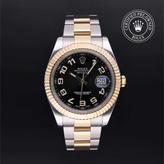 Rolex Datejust II 116333 Stainless steel Black