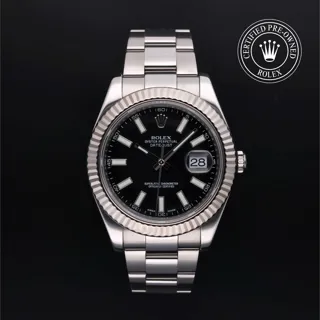 Rolex Datejust II 116334 Stainless steel Black