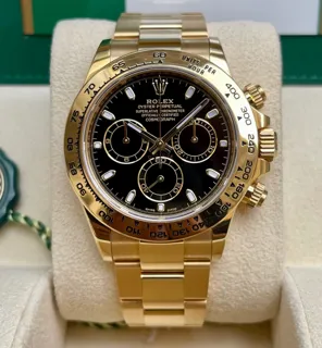 Rolex Daytona 116508-0004 40mm Yellow gold Black