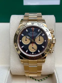 Rolex Daytona 116508-0009 Yellow gold Black