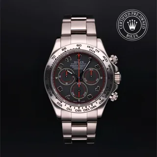 Rolex Daytona 116509 18k white gold Black