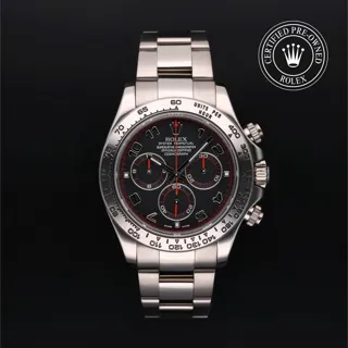 Rolex Daytona 116509 18k white gold Black