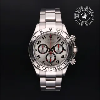 Rolex Daytona 116509 18k white gold Silver