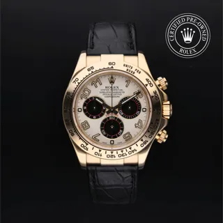 Rolex Daytona 116518 18k yellow gold White