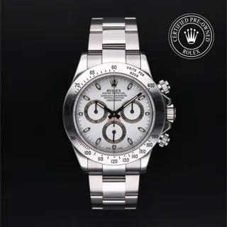 Rolex Daytona 116520 Stainless steel White