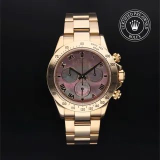 Rolex Daytona 116528 18k yellow gold Black