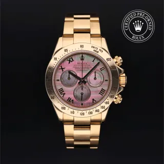 Rolex Daytona 116528 18k yellow gold Black