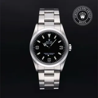 Rolex Explorer 14270 Stainless steel Black