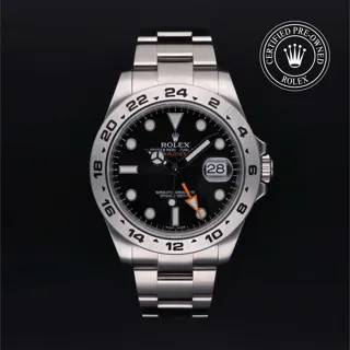 Rolex Explorer II 216570 Stainless steel Black