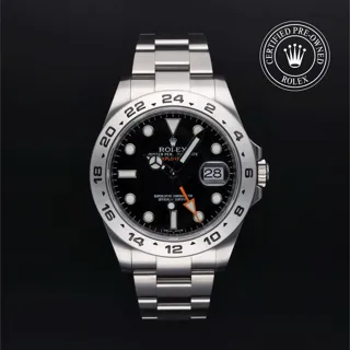 Rolex Explorer II 216570 Stainless steel Black