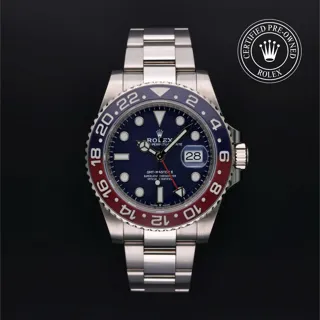 Rolex GMT-Master II 126719BLRO 18k white gold