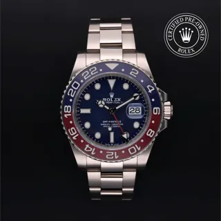 Rolex GMT-Master II 126719BLRO 18k white gold