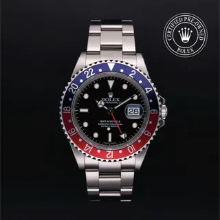 Rolex GMT-Master II 16710BLRO Stainless steel Black